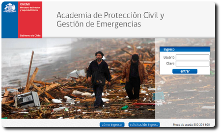 Academia de Protección Civil y Gestión de Emergencias Proyecto ONEMI-CECUM Academia E-Learning ONEMI