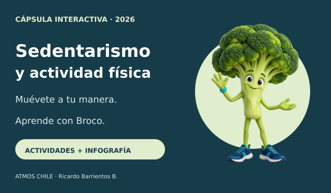 Broco presenta Sedentarismo y actividad física