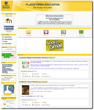 Captura histórica del proyecto Universidad Mayor